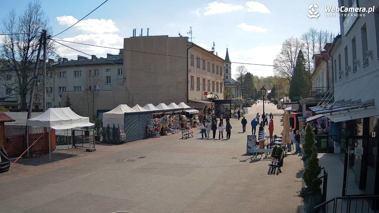 WISŁA - widok na deptak - 28 kwiecień 2026, 12:07