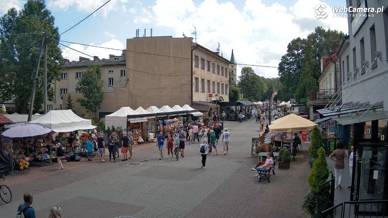 WISŁA - widok na deptak - 28 lipiec 2026, 12:59
