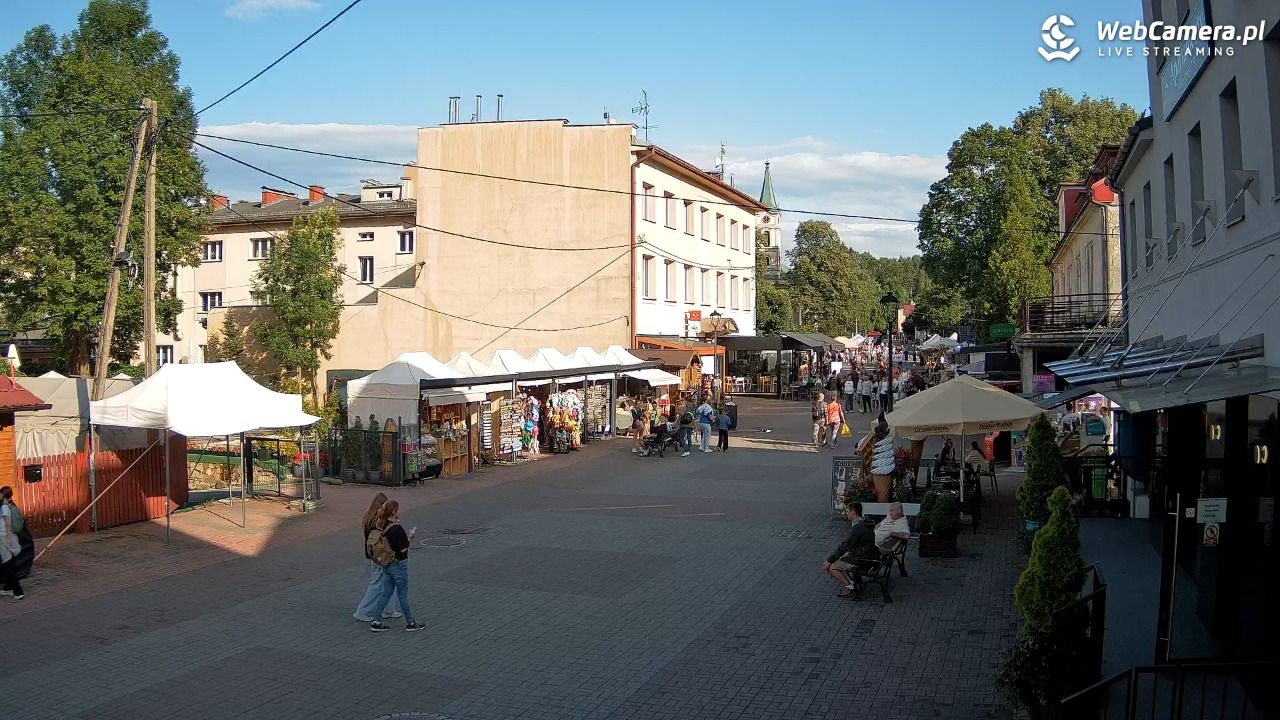 WISŁA - widok na deptak - 27 lipiec 2026, 17:41