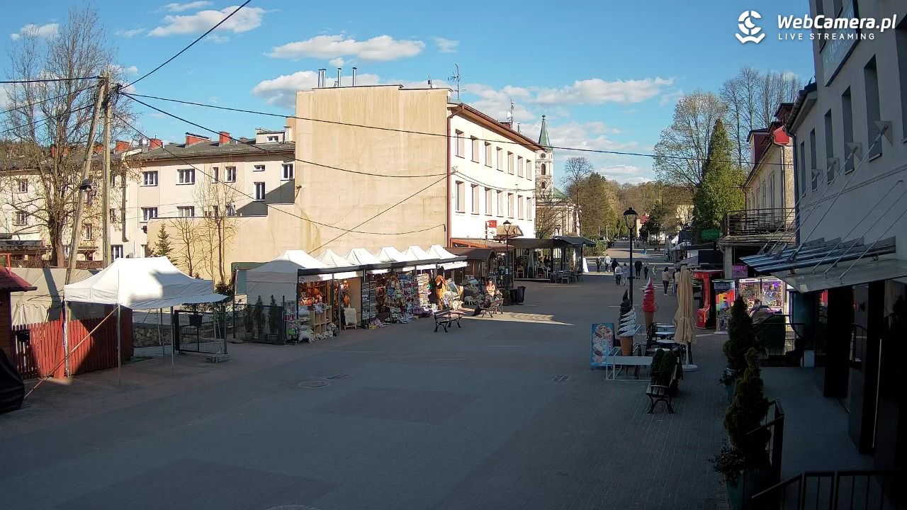 WISŁA - widok na deptak - 26 kwiecień 2026, 17:25