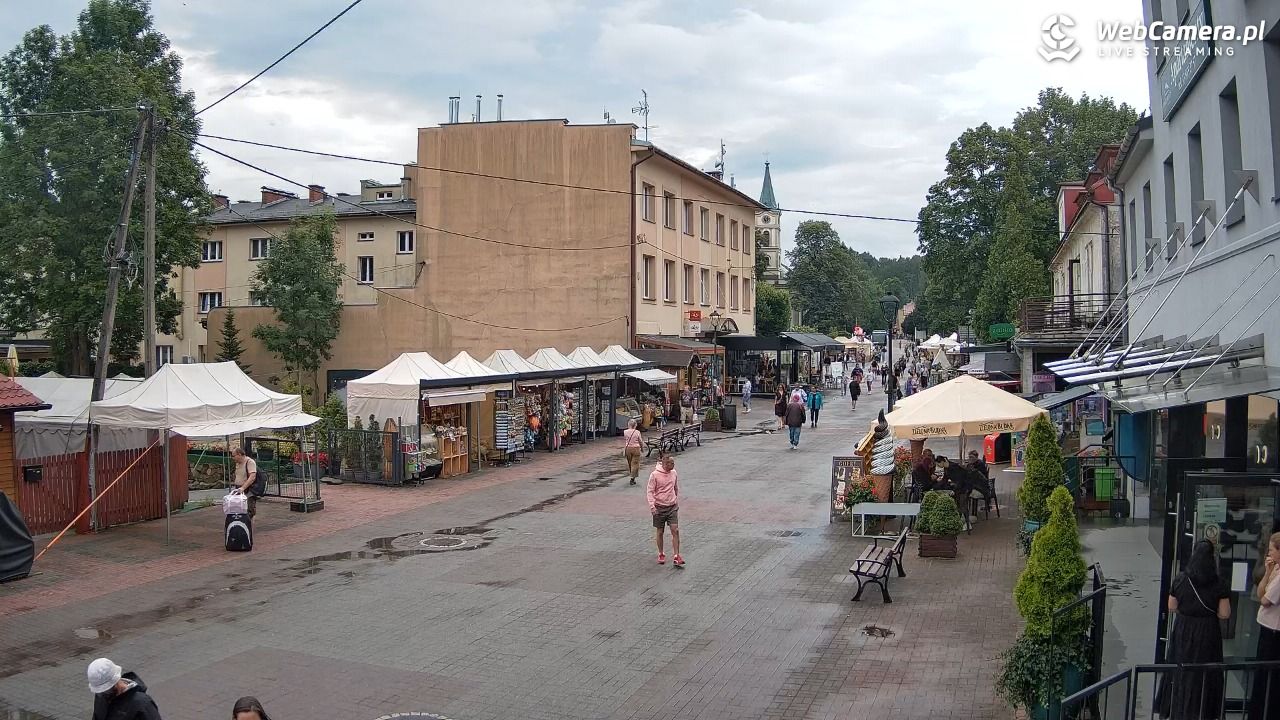 WISŁA - widok na deptak - 27 lipiec 2026, 11:15