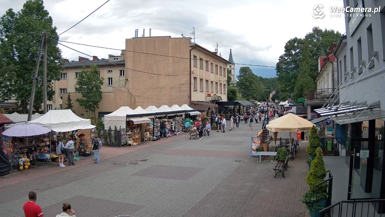 WISŁA - widok na deptak - 13 czerwiec 2026, 12:28