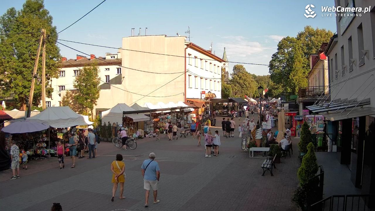 WISŁA - widok na deptak - 29 lipiec 2026, 18:10