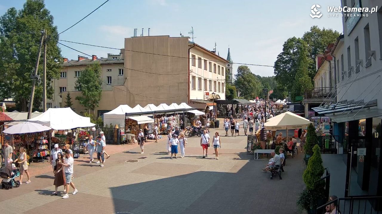 WISŁA - widok na deptak - 26 lipiec 2026, 14:43