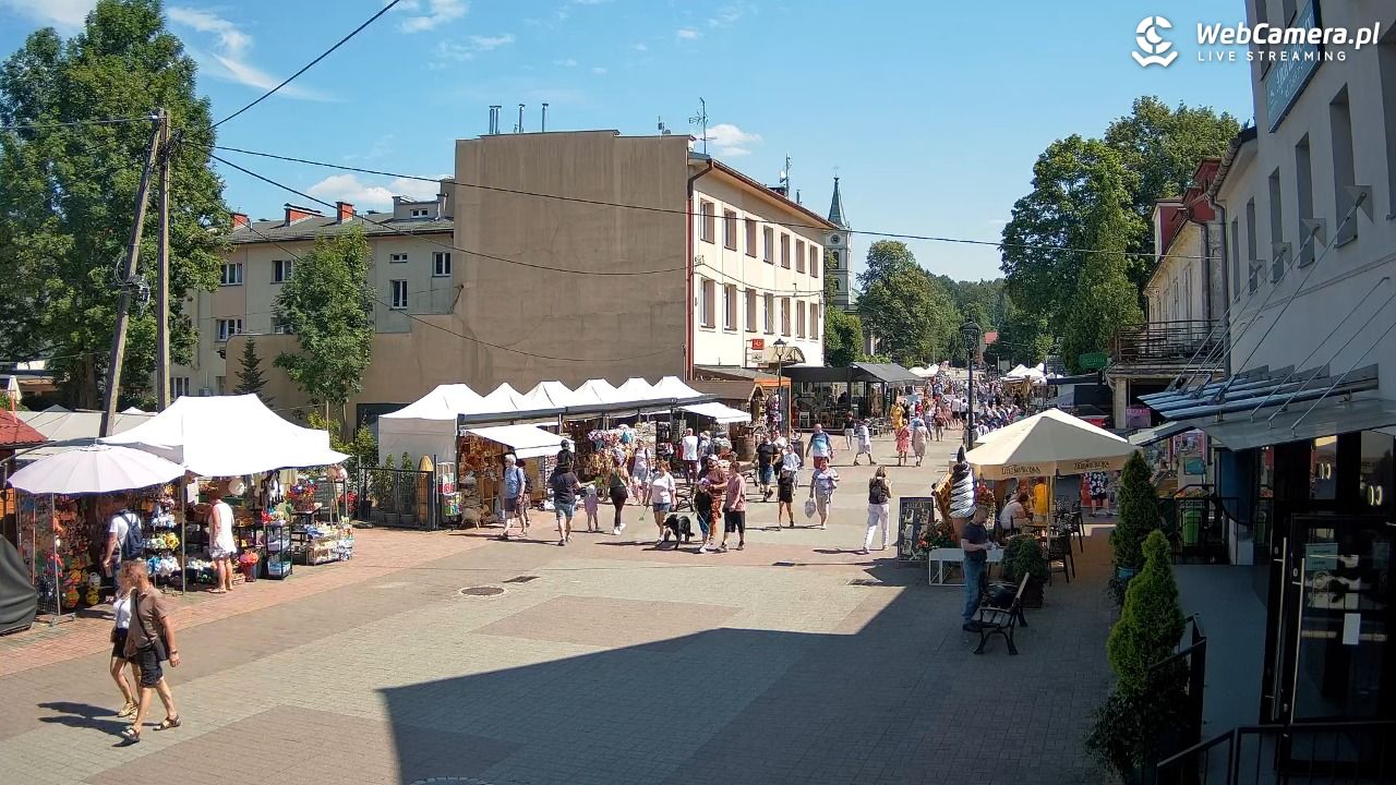 WISŁA - widok na deptak - 29 lipiec 2026, 14:43