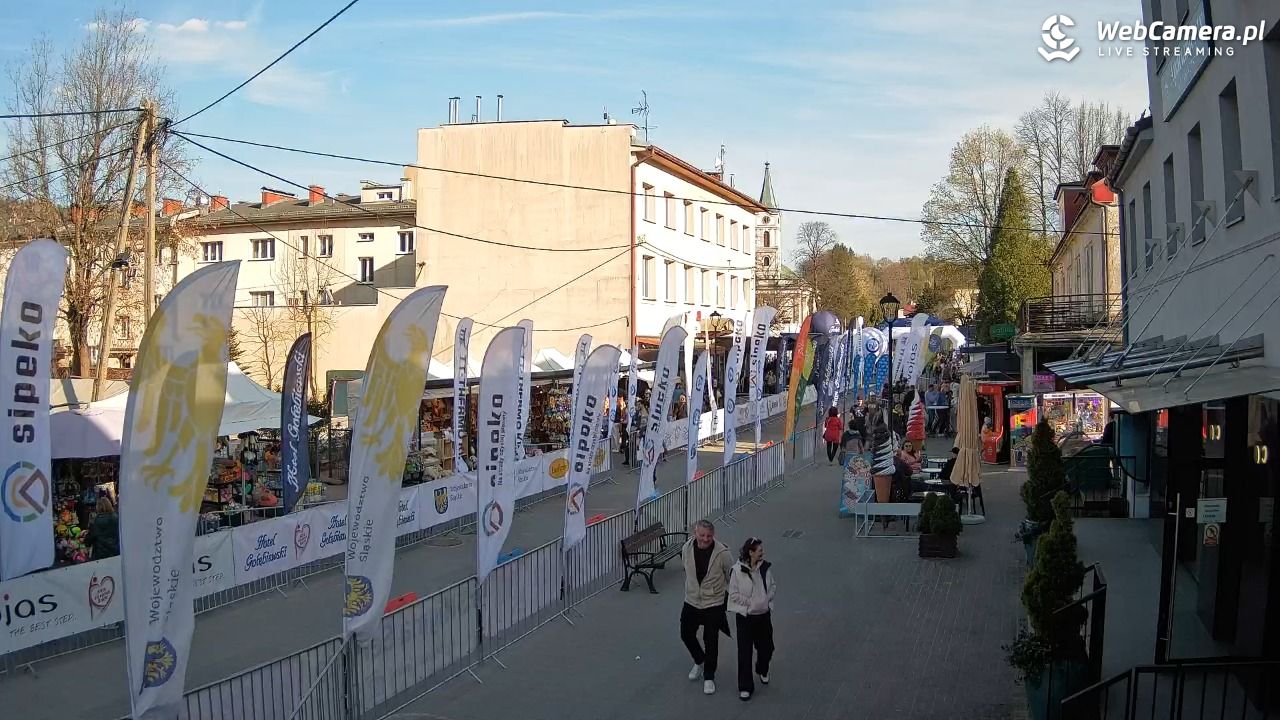 WISŁA - widok na deptak - 25 kwiecień 2026, 17:28