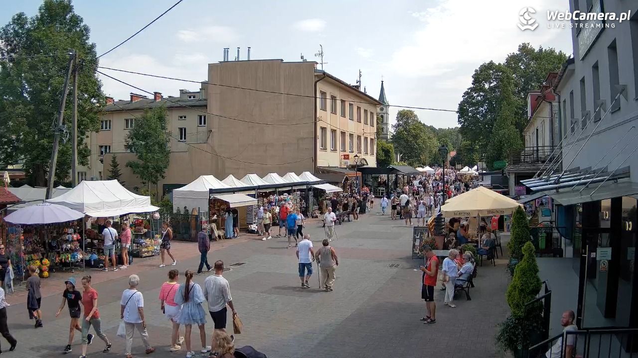 WISŁA - widok na deptak - 26 lipiec 2026, 13:52