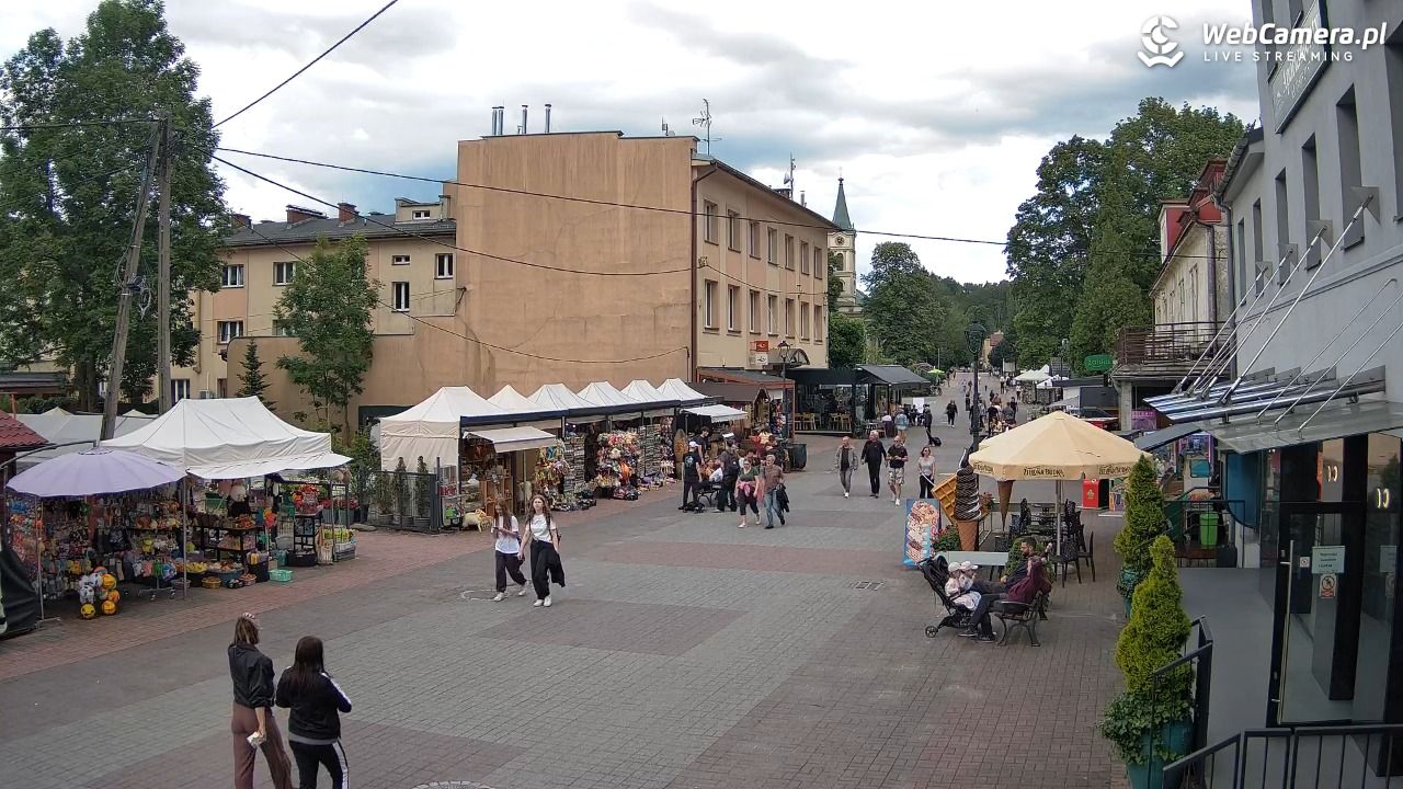 WISŁA - widok na deptak - 12 czerwiec 2026, 15:44