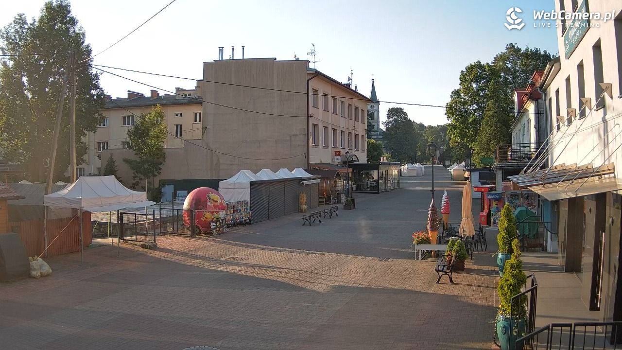 WISŁA - widok na deptak - 01 sierpień 2025, 06:32
