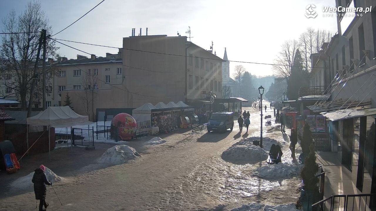 WISŁA - widok na deptak - 25 styczeń 2026, 09:26