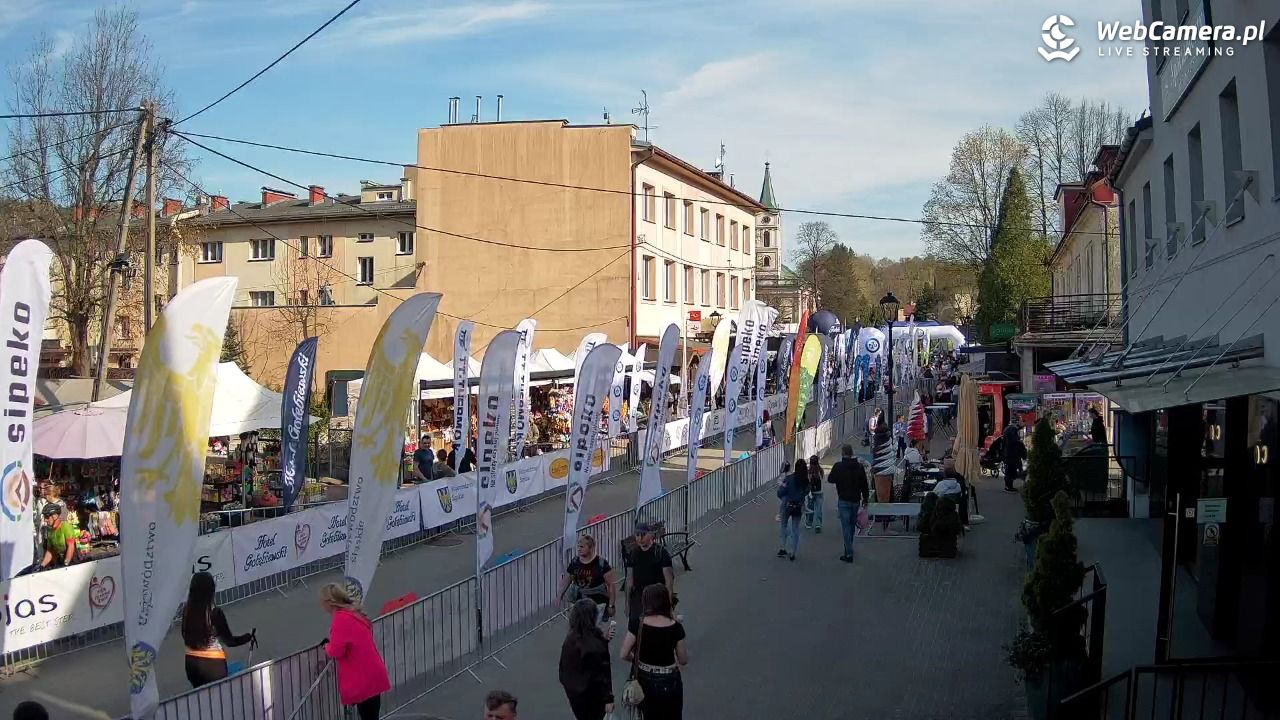 WISŁA - widok na deptak - 25 kwiecień 2026, 16:41