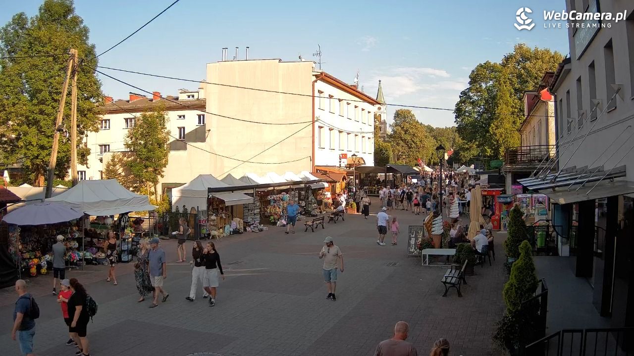 WISŁA - widok na deptak - 29 lipiec 2026, 18:14