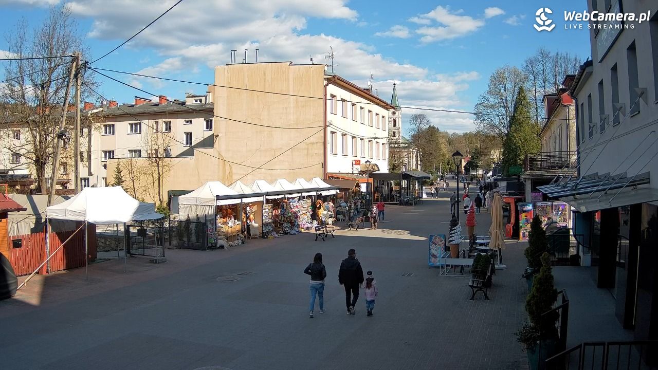 WISŁA - widok na deptak - 26 kwiecień 2026, 17:08