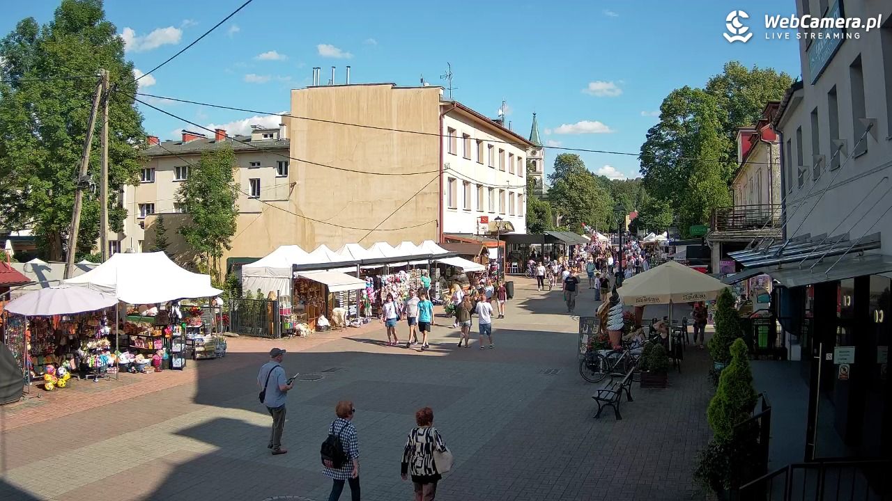 WISŁA - widok na deptak - 28 lipiec 2026, 16:38