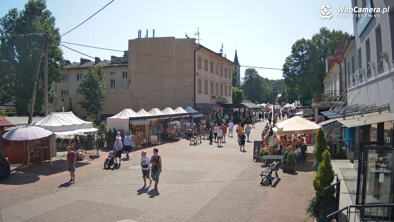 WISŁA - widok na deptak - 29 lipiec 2026, 10:51