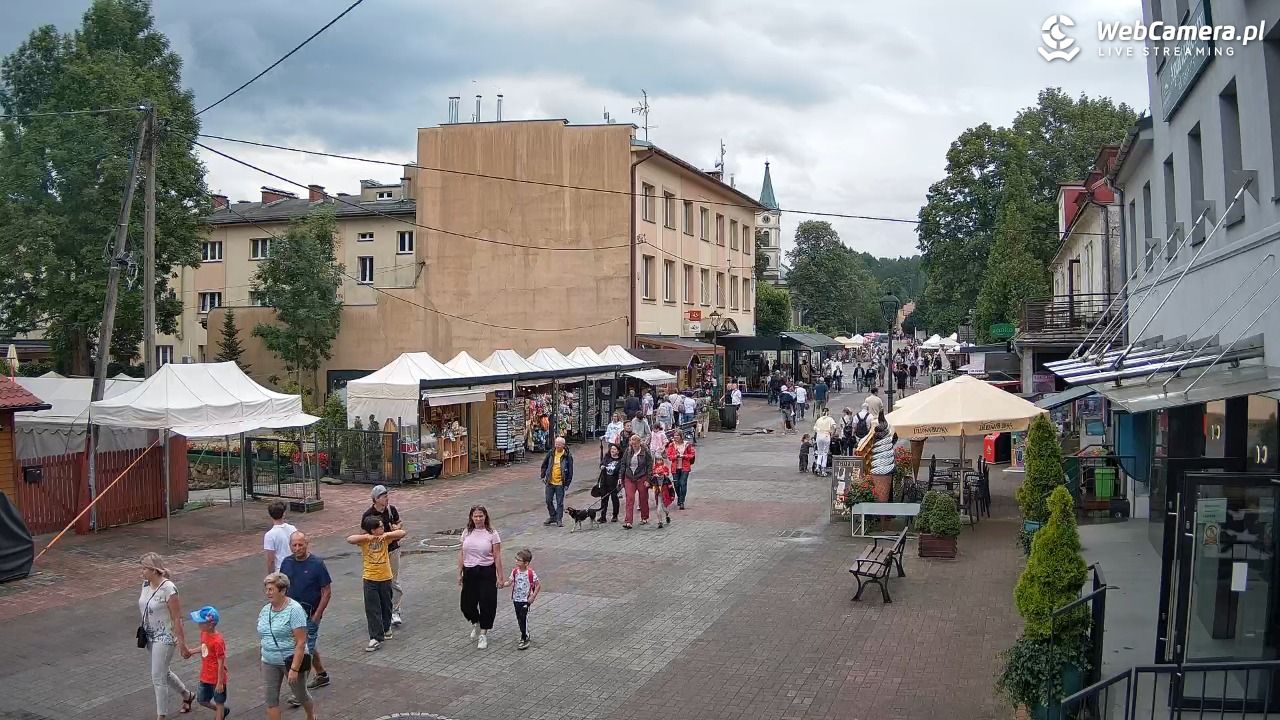 WISŁA - widok na deptak - 27 lipiec 2026, 11:39