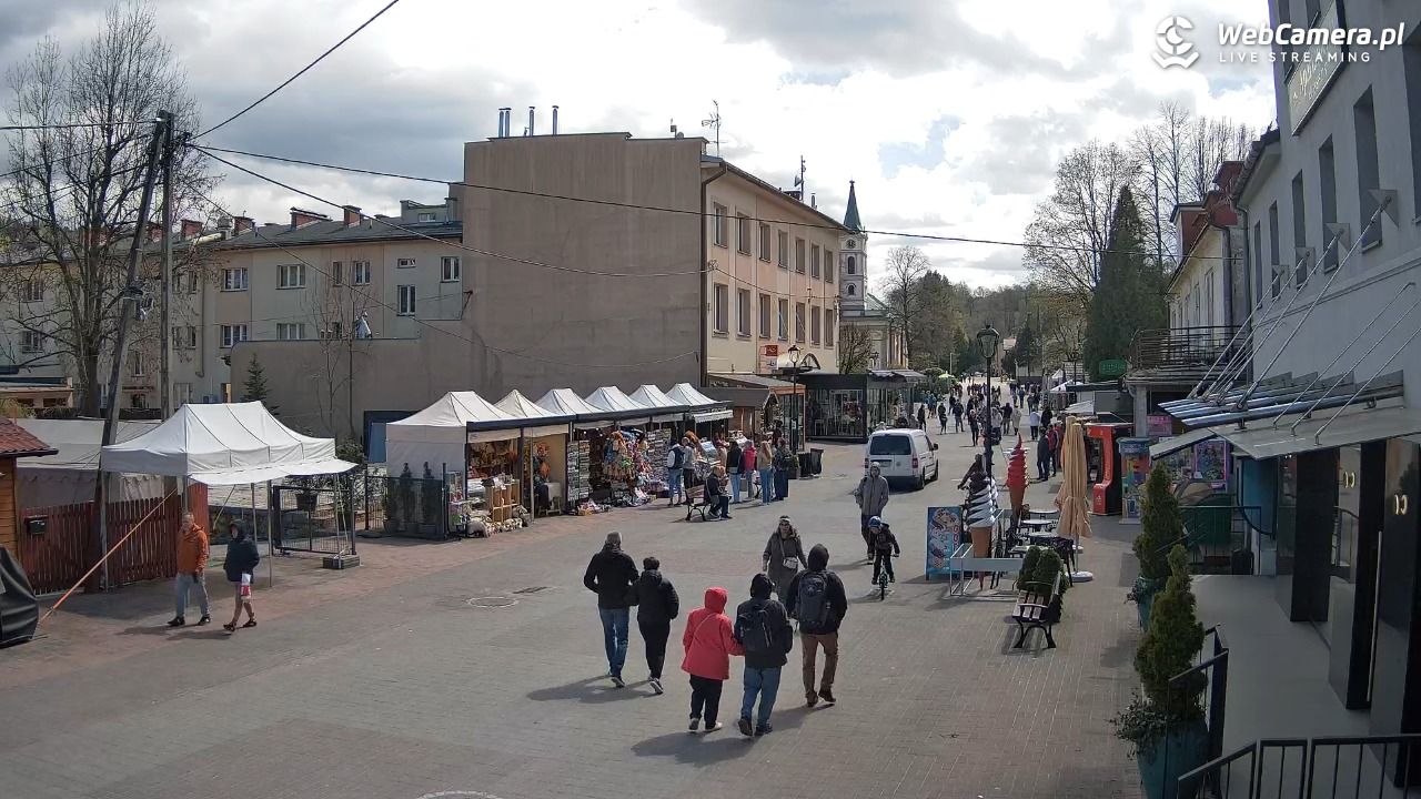 WISŁA - widok na deptak - 26 kwiecień 2026, 12:18