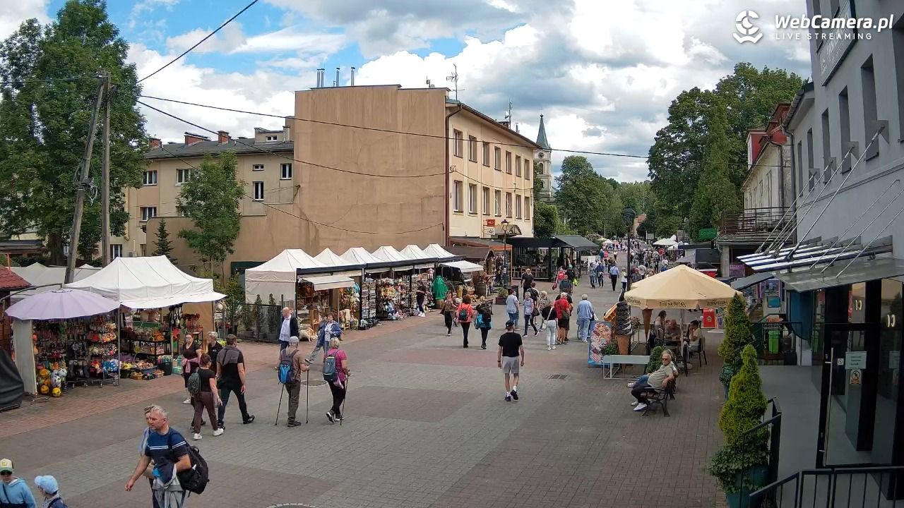 WISŁA - widok na deptak - 13 czerwiec 2026, 15:14