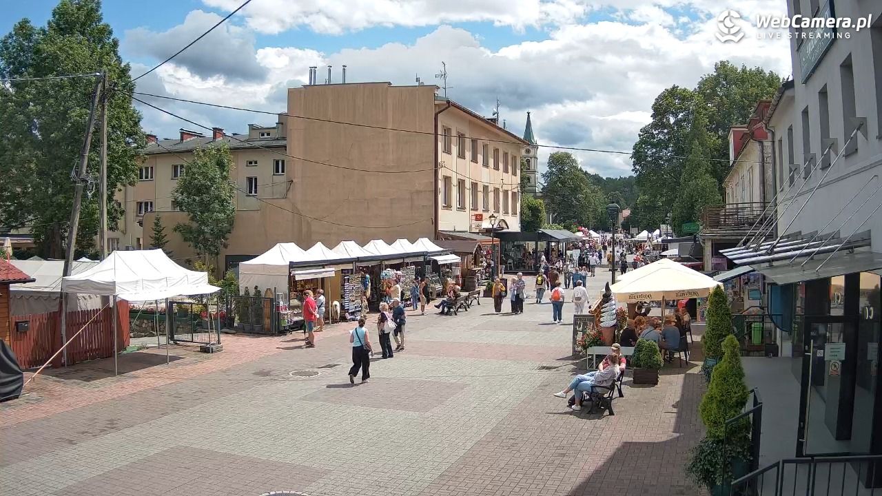WISŁA - widok na deptak - 27 lipiec 2026, 13:00
