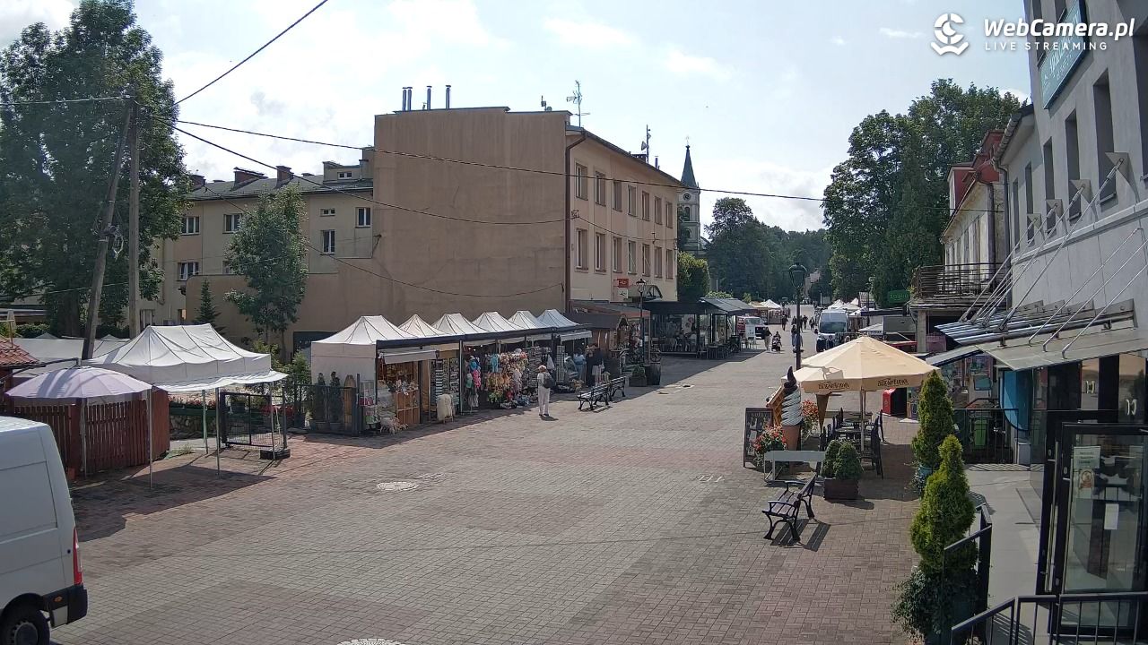 WISŁA - widok na deptak - 28 lipiec 2026, 10:20