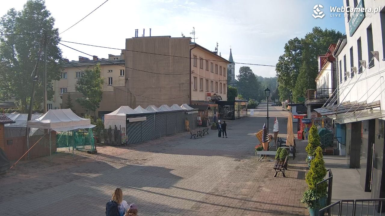 WISŁA - widok na deptak - 12 czerwiec 2026, 06:53