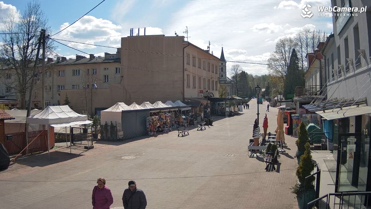 WISŁA - widok na deptak - 29 kwiecień 2026, 10:29