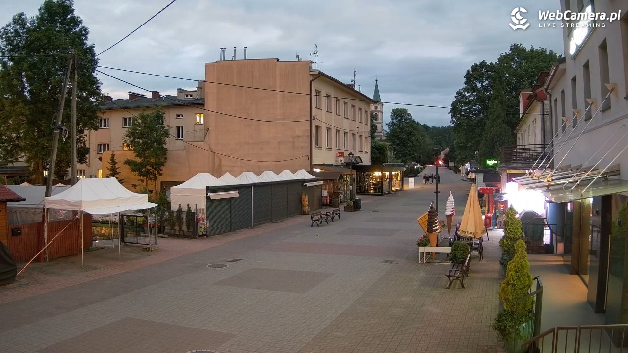 WISŁA - widok na deptak - 12 czerwiec 2026, 21:20