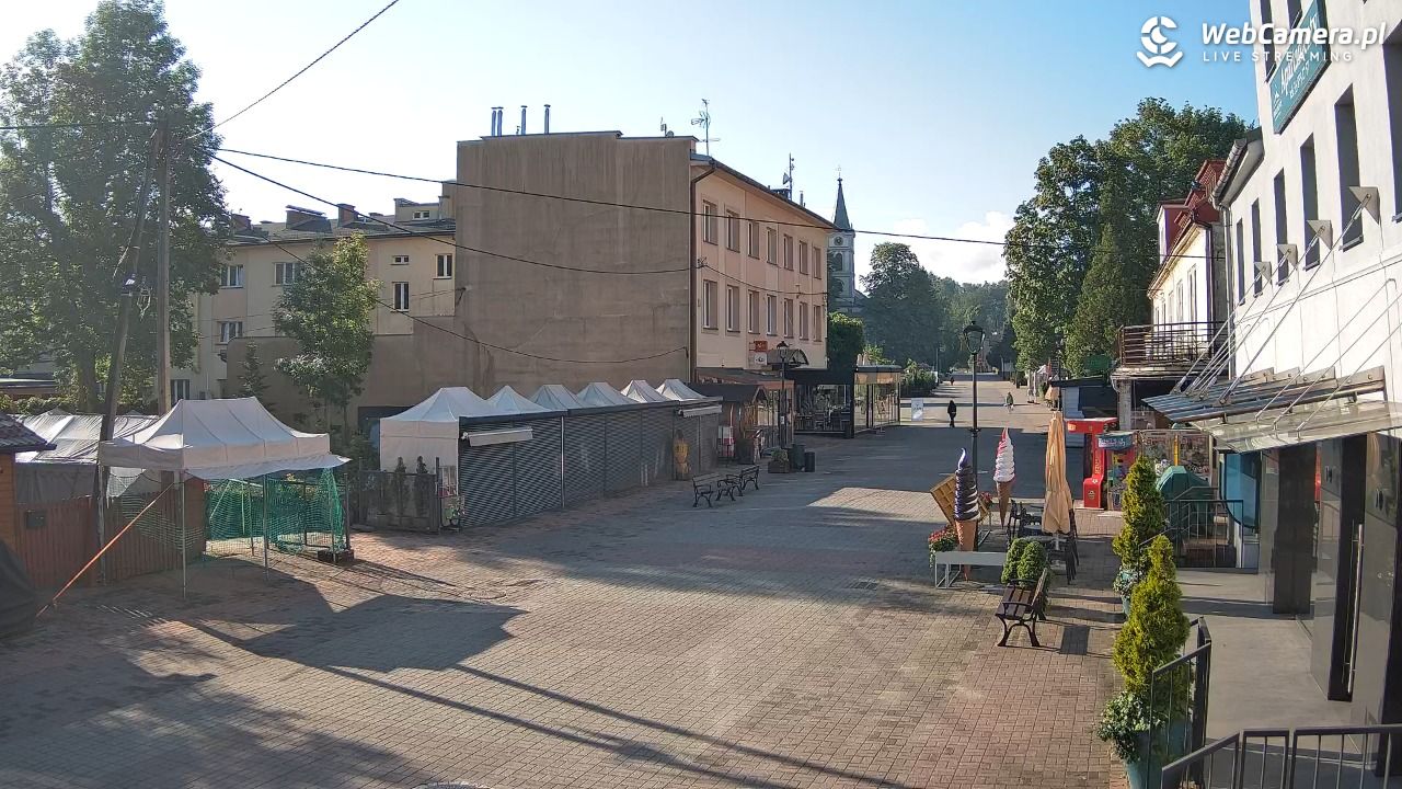 WISŁA - widok na deptak - 12 czerwiec 2026, 07:23