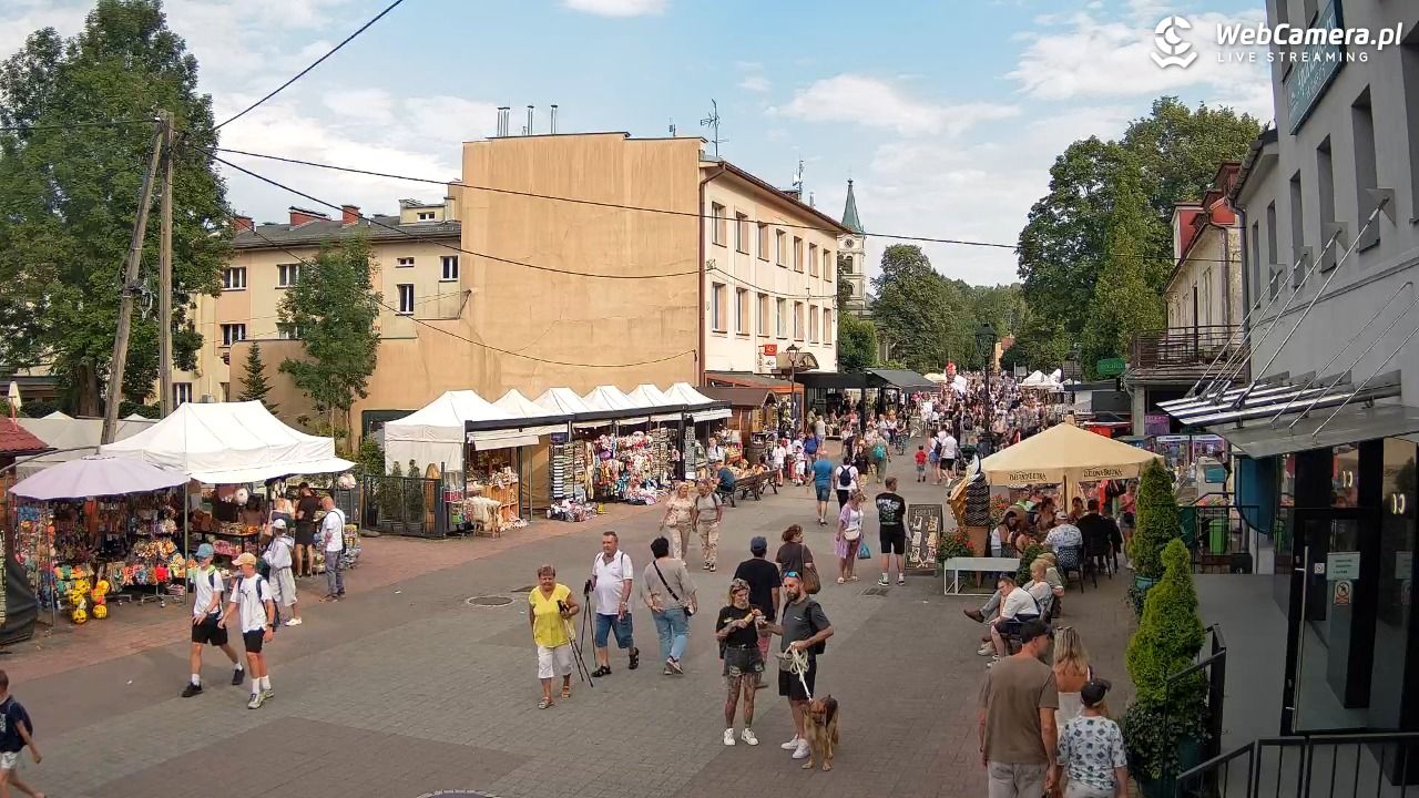 WISŁA - widok na deptak - 26 lipiec 2026, 17:13
