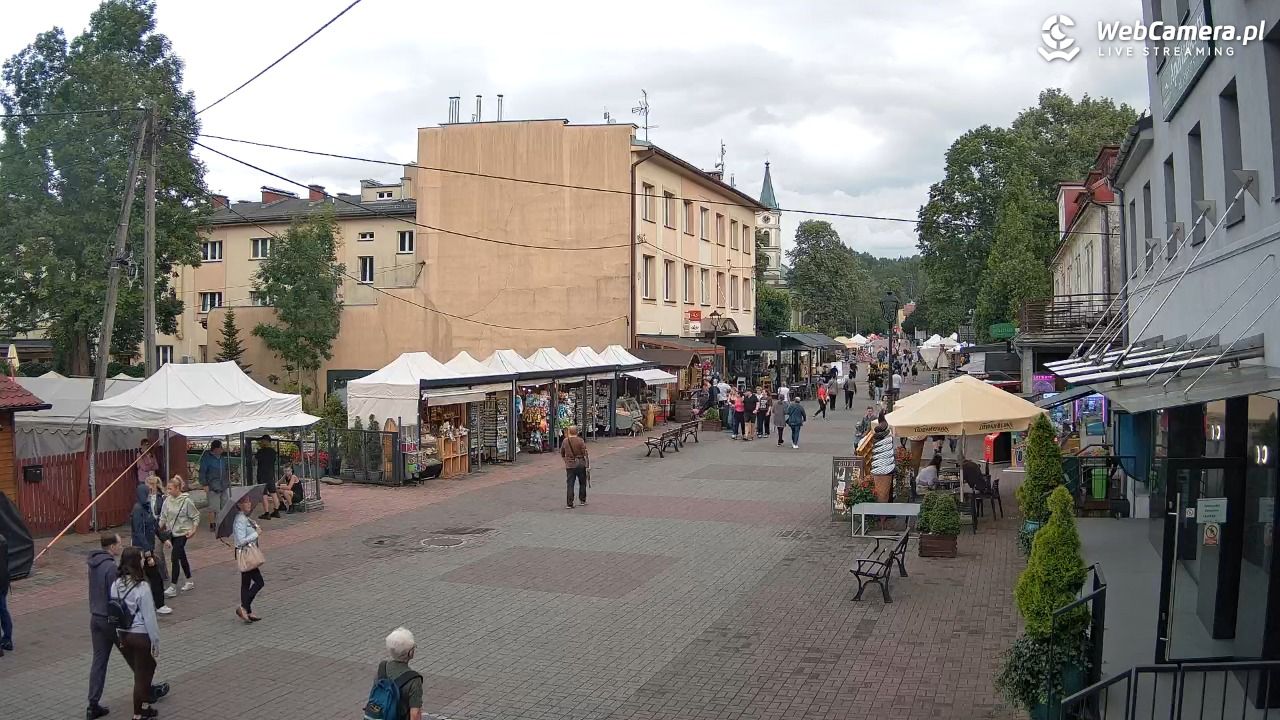 WISŁA - widok na deptak - 27 lipiec 2026, 16:46