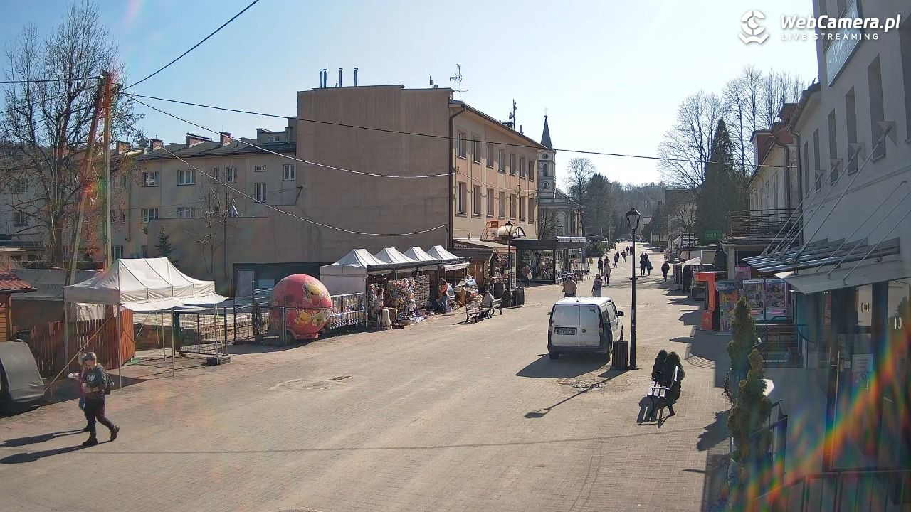 WISŁA - widok na deptak - 09 marzec 2026, 10:54