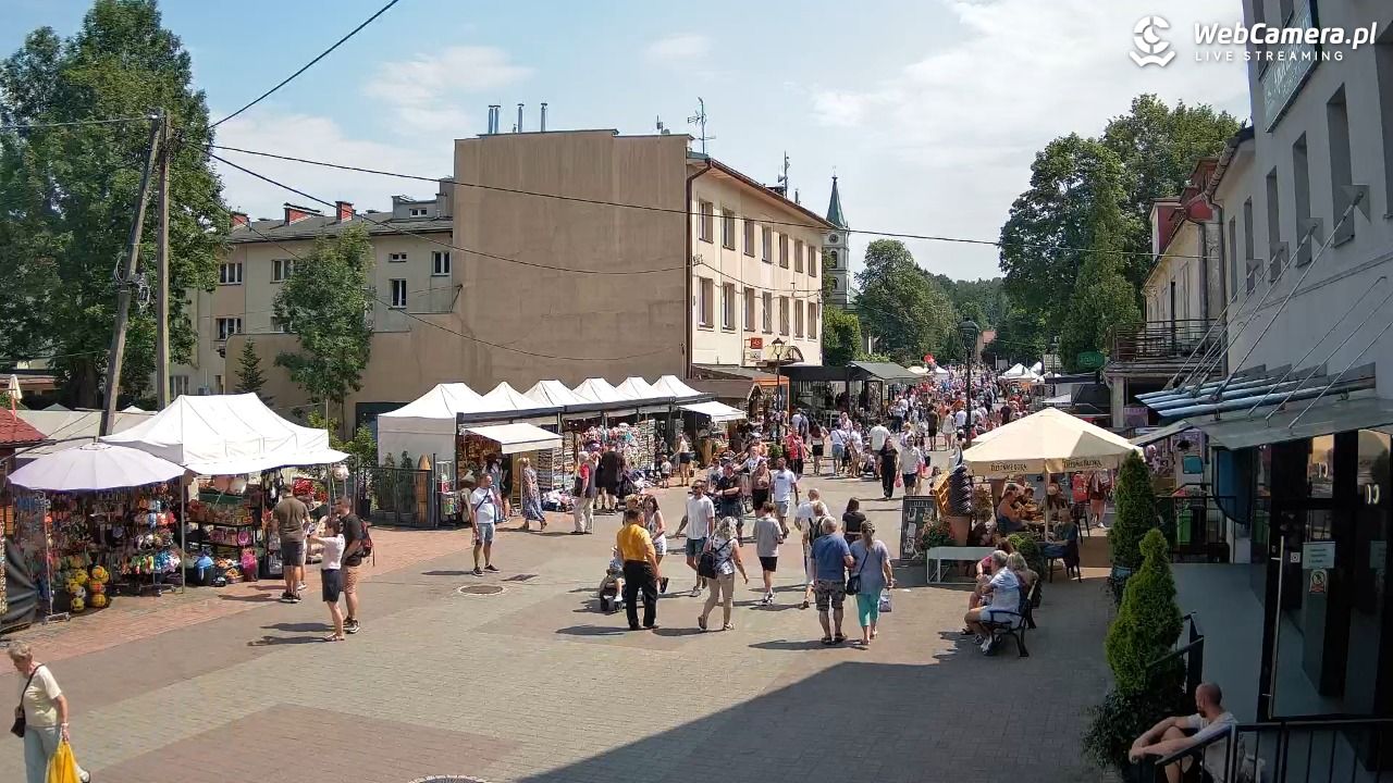 WISŁA - widok na deptak - 26 lipiec 2026, 13:51