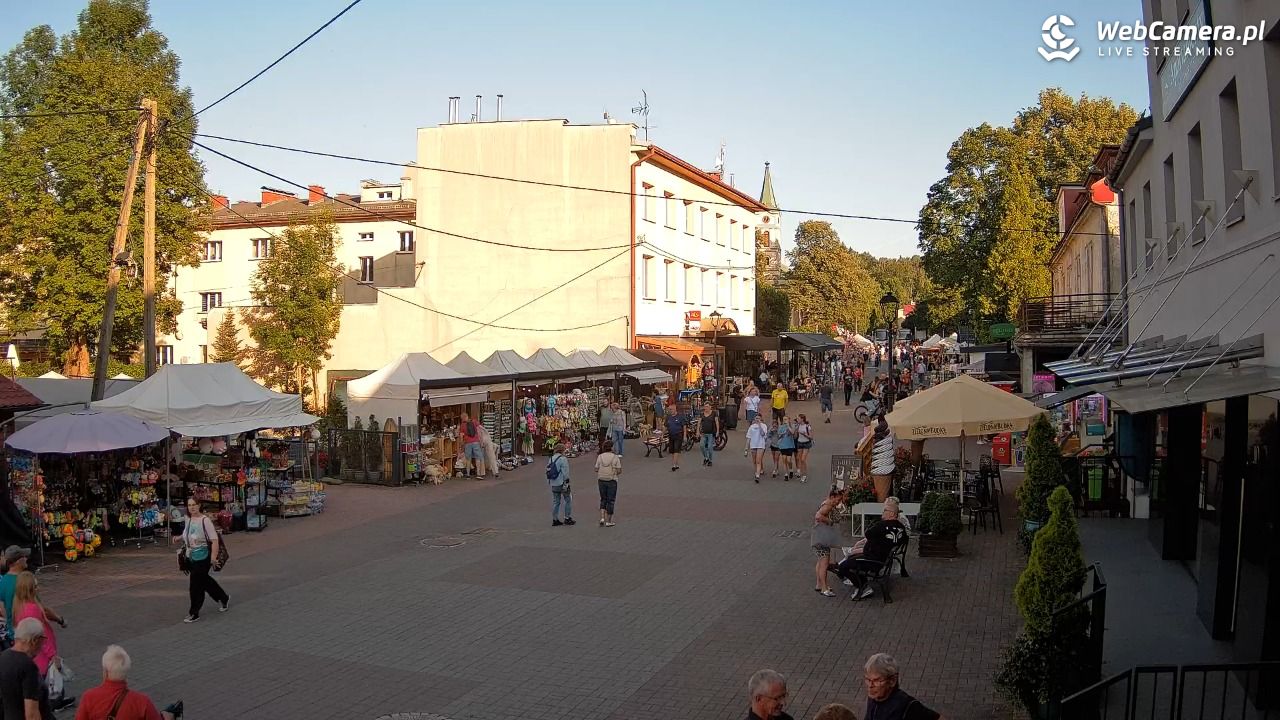 WISŁA - widok na deptak - 28 lipiec 2026, 18:35