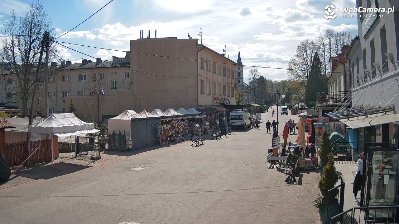 WISŁA - widok na deptak - 29 kwiecień 2026, 10:18