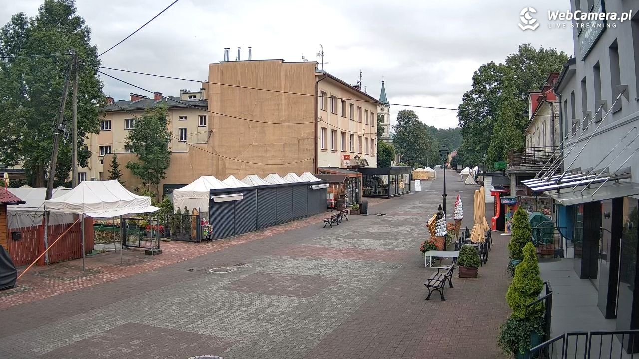 WISŁA - widok na deptak - 28 lipiec 2026, 07:19