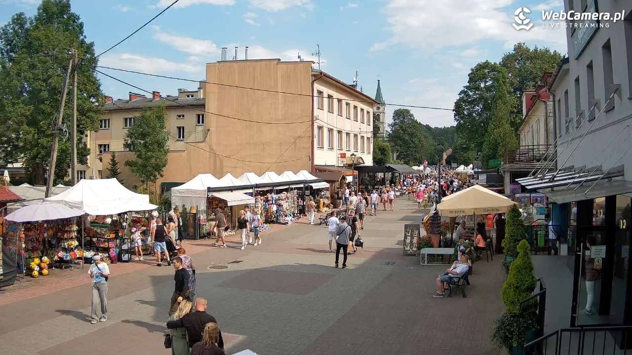 WISŁA - widok na deptak - 26 lipiec 2026, 15:44
