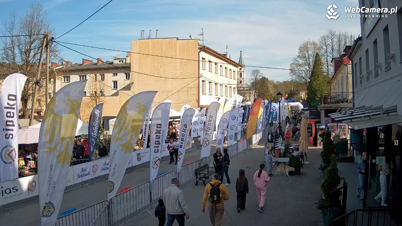 WISŁA - widok na deptak - 25 kwiecień 2026, 16:55