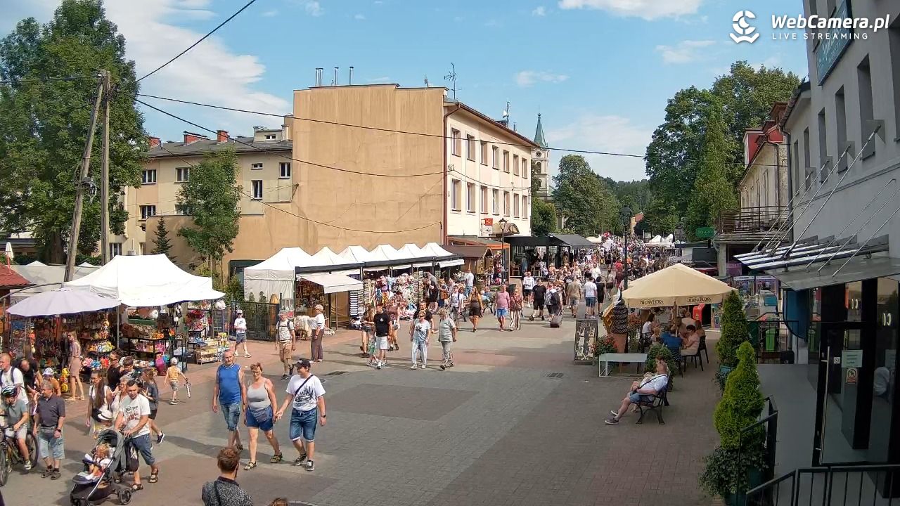 WISŁA - widok na deptak - 26 lipiec 2026, 16:06