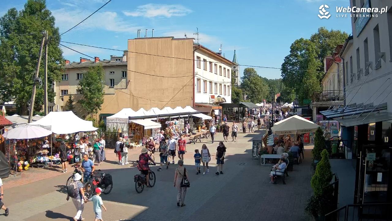 WISŁA - widok na deptak - 29 lipiec 2026, 15:48