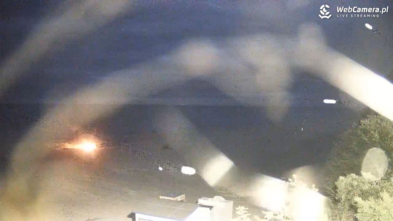 JASTRZĘBIA GÓRA - widok na plażę - 24 lipiec 2025, 22:37