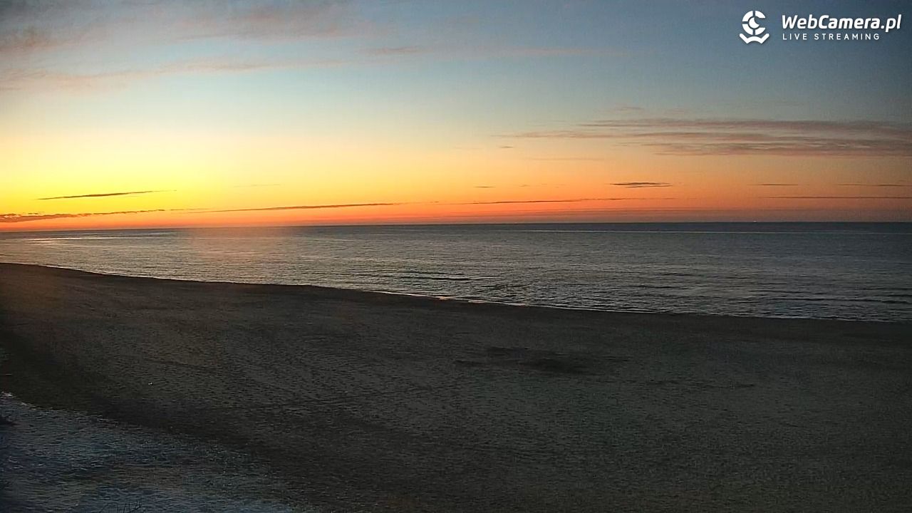 JASTRZĘBIA GÓRA - widok na plażę - 03 marzec 2026, 18:08