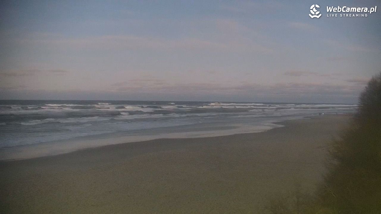 JASTRZĘBIA GÓRA - widok na plażę - 28 grudzień 2025, 16:15