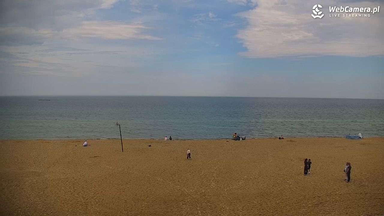 JASTRZĘBIA GÓRA - widok na plażę - 07 czerwiec 2026, 12:08