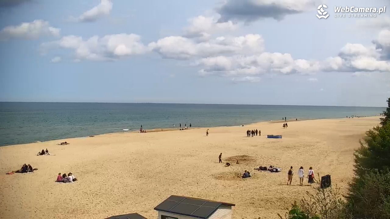 JASTRZĘBIA GÓRA - widok na plażę - 08 czerwiec 2025, 11:46