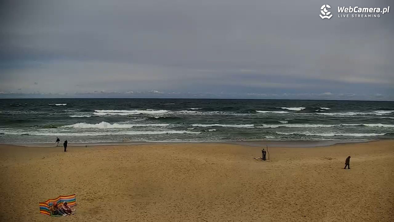JASTRZĘBIA GÓRA - widok na plażę - 16 maj 2025, 12:37