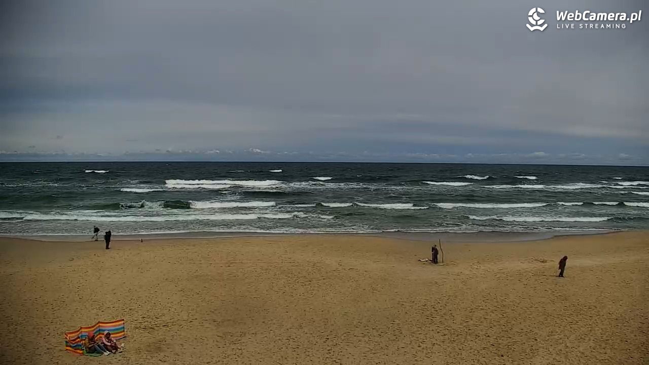 JASTRZĘBIA GÓRA - widok na plażę - 16 maj 2025, 12:37