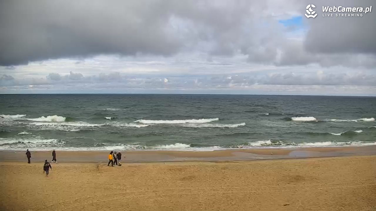 JASTRZĘBIA GÓRA - widok na plażę - 25 wresień 2026, 10:48