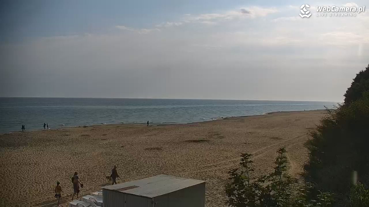 JASTRZĘBIA GÓRA - widok na plażę - 31 lipiec 2026, 07:52