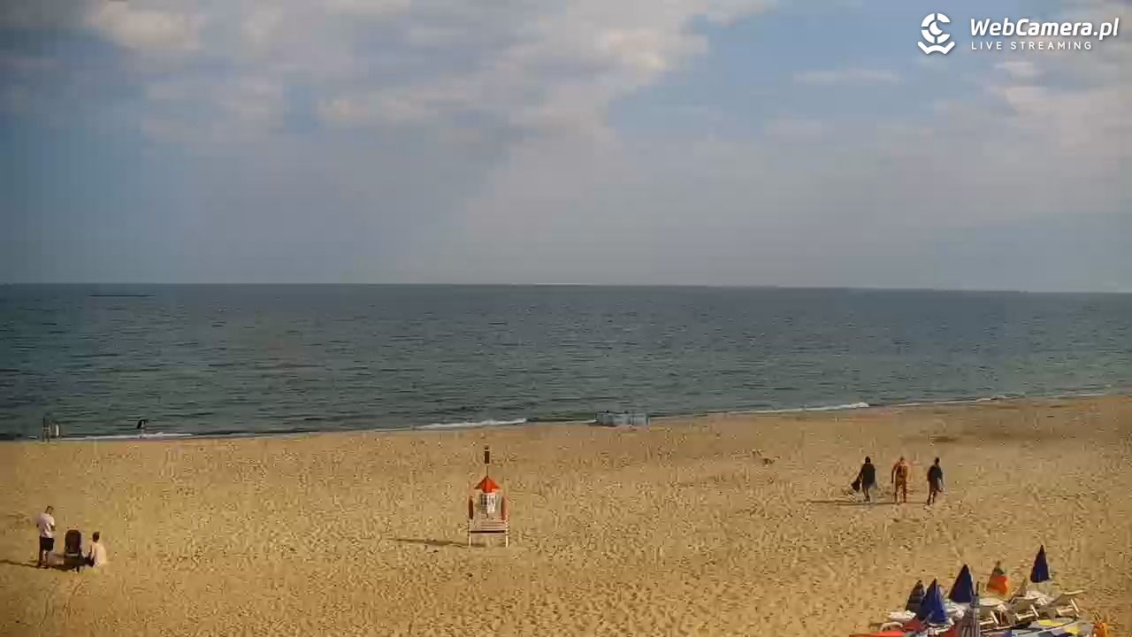 JASTRZĘBIA GÓRA - widok na plażę - 31 lipiec 2026, 09:08