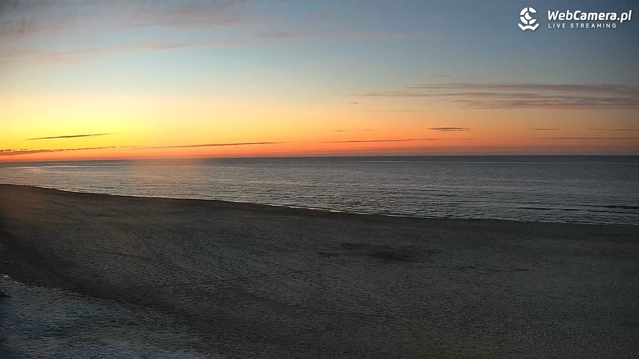 JASTRZĘBIA GÓRA - widok na plażę - 03 marzec 2026, 18:08